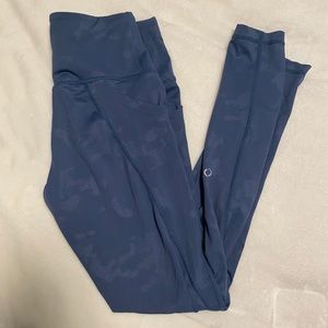 Blue camp curves n combat boots leggings